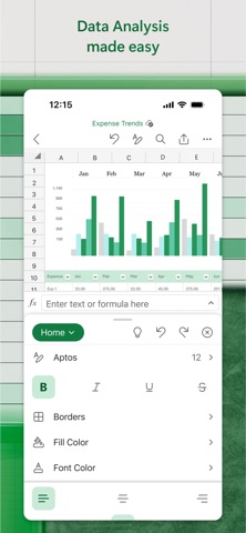 Microsoft Excel App Store screenshot