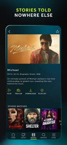 STARZ App Store screenshot