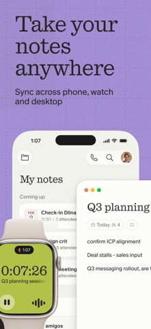 Granola - AI Meeting Notes App Store screenshot