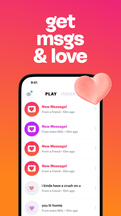 NGL: ask me anything App Store screenshot