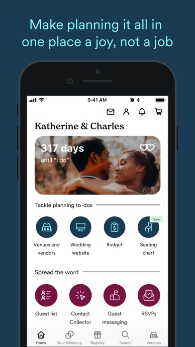 Zola - Wedding Planner App Store screenshot
