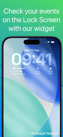 Countdown App Store screenshot
