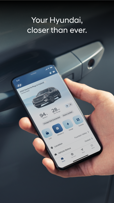 MyHyundai with Bluelink App Store screenshot