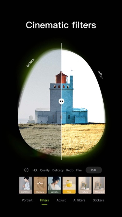 Hypic - Photo Editor & AI Art App Store screenshot