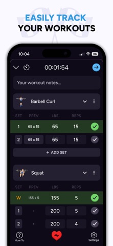 Liftoff - Ranked Gym Workouts App Store screenshot