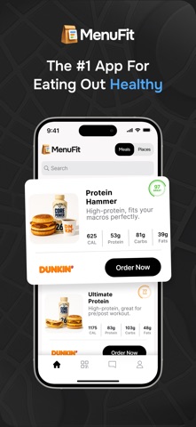 MenuFit - Healthy Eating Out App Store screenshot