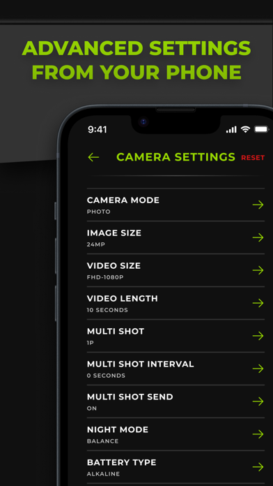 Tactacam REVEAL App Store screenshot