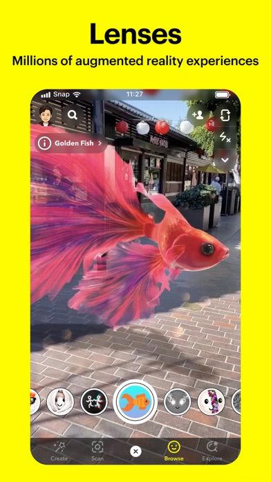 Snapchat App Store screenshot