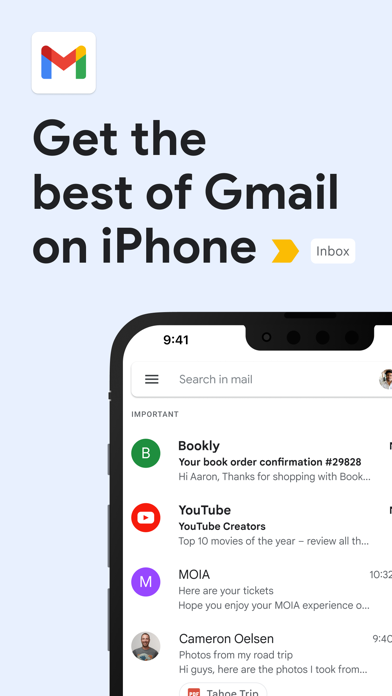 Gmail - Email by Google App Store screenshot