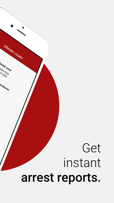 Offender Locator: Find & Watch App Store screenshot