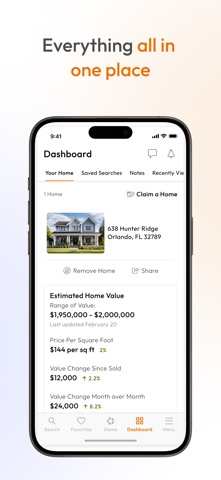 Homes.com Real Estate & Rent App Store screenshot