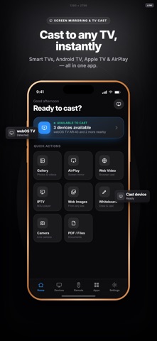Screen Mirroring & CastConnect App Store screenshot