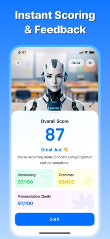 LearnUp: Speak & Learn English App Store screenshot