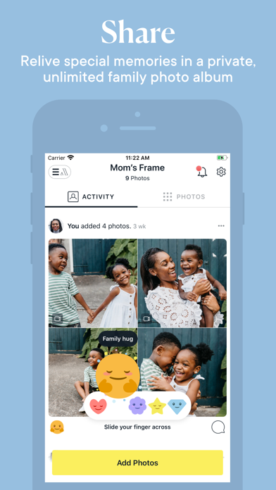 Aura Frames App Store screenshot
