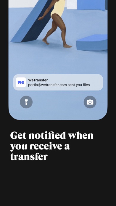 WeTransfer: Transfer Files App Store screenshot
