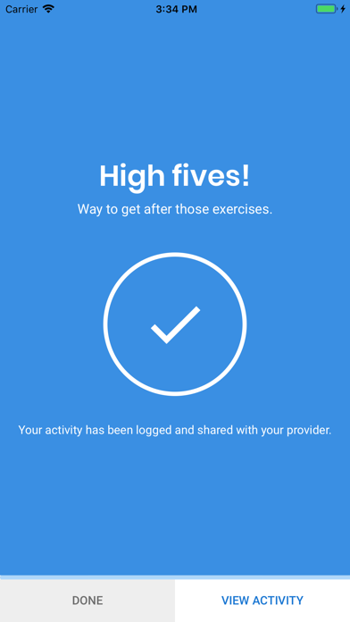 Medbridge GO for Patients App Store screenshot
