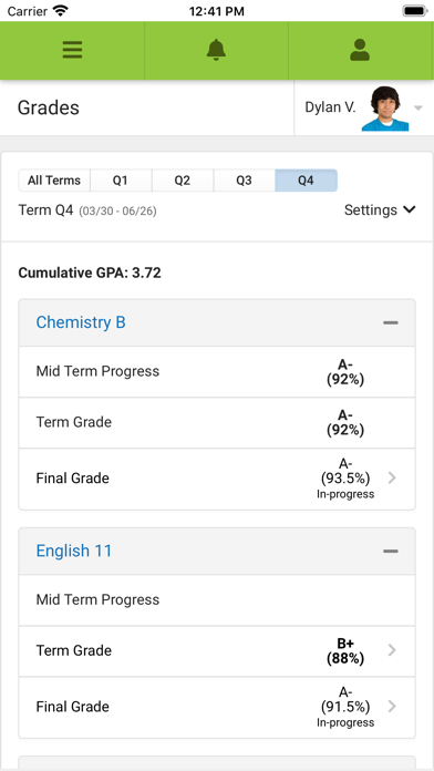 Campus Parent App Store screenshot