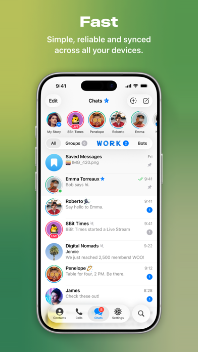 Telegram Messenger App Store screenshot