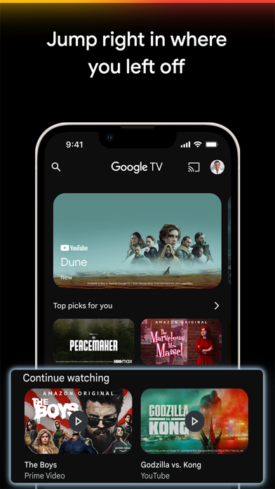 Google TV: Watch Movies & TV App Store screenshot