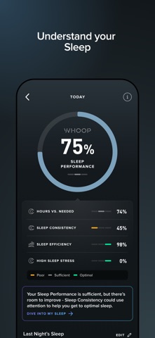 WHOOP App Store screenshot