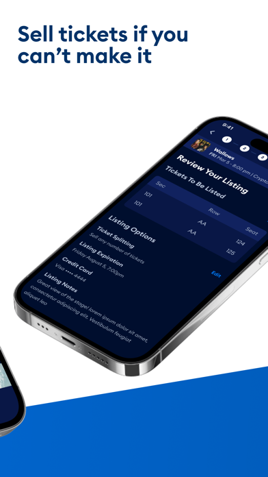 AXS Tickets App Store screenshot