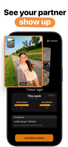 Sweatmates: Partner Fitness App Store screenshot