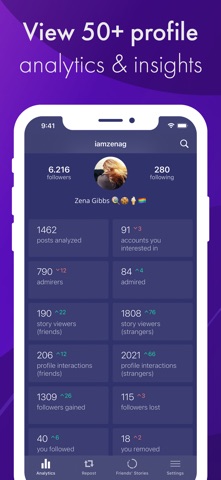 Reports+ Unfollowers Follower App Store screenshot