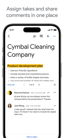 Google Docs App Store screenshot