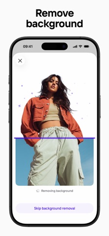 Photoroom: AI Photo Editor App Store screenshot
