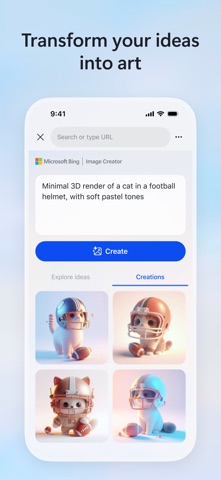 Microsoft Bing Search App Store screenshot