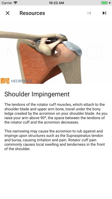 Medbridge GO for Patients App Store screenshot
