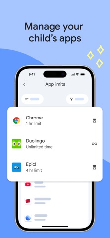 Google Family Link App Store screenshot