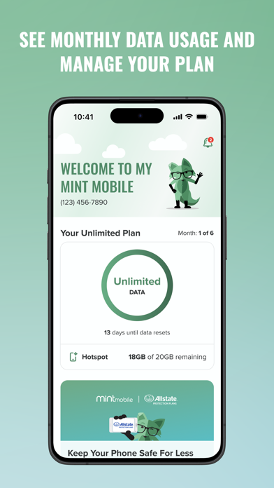 Mint Mobile App Store screenshot