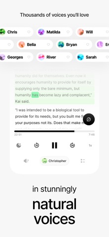 ElevenReader: Read Books Aloud App Store screenshot