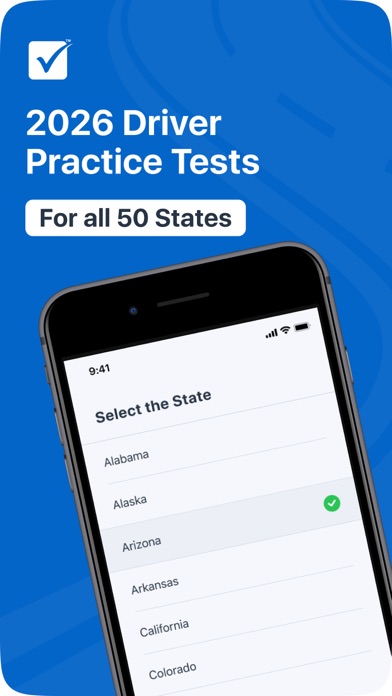 DMV WRITTEN TEST App Store screenshot