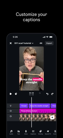 Edits: Video Editor App Store screenshot