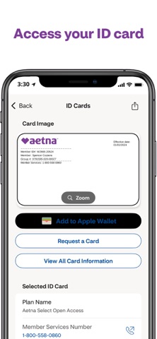 Aetna Health App Store screenshot