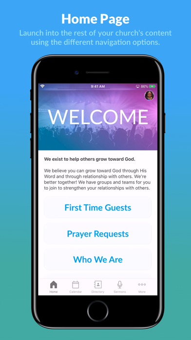 Church Center App Store screenshot