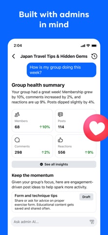 Forum, a Facebook app App Store screenshot