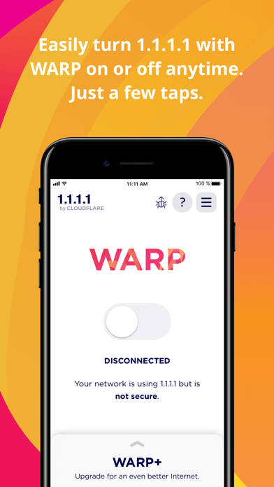 1.1.1.1: Faster Internet App Store screenshot