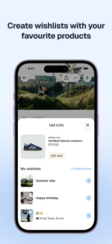 GoWish - Your Digital Wishlist App Store screenshot