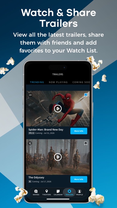 Atom - Movie Tickets & Times App Store screenshot