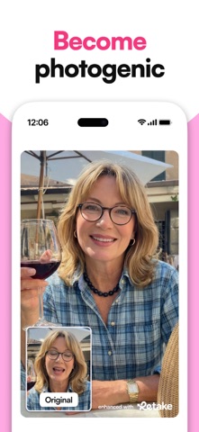 Retake AI Face & Selfie Editor App Store screenshot