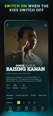 STARZ App Store screenshot