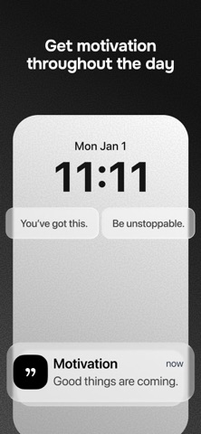Motivation - Daily quotes App Store screenshot