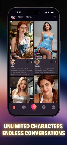 Spicychat AI: Roleplay Chat GF App Store screenshot