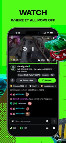 KICK - Live Streaming App Store screenshot