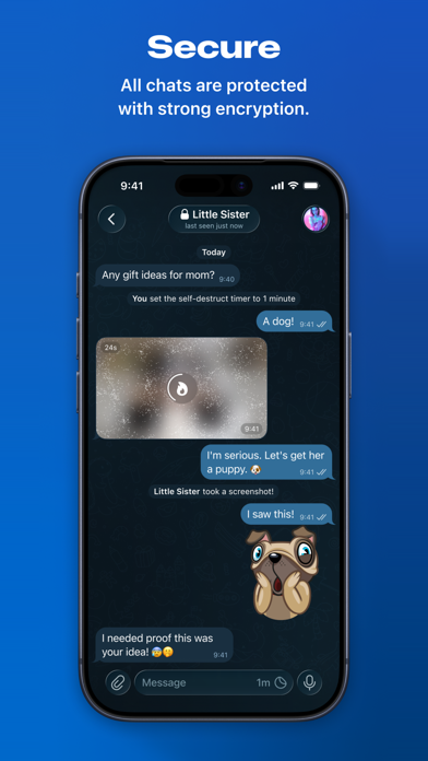 Telegram Messenger App Store screenshot