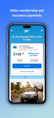 AAA Auto Club App Store screenshot