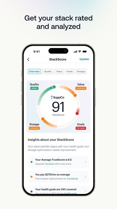 SuppCo: Supplement Scanner App Store screenshot